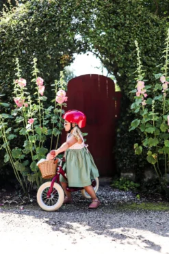 Tribike Springcykel 2 Hjul - Vintage Röd