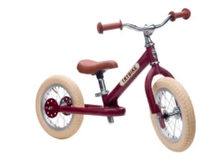 Tribike Springcykel 2 Hjul - Vintage Röd
