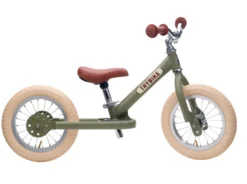Tribike Springcykel 2 Hjul - Vintage Grön