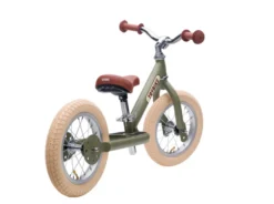 Tribike Springcykel 2 Hjul - Vintage Grön