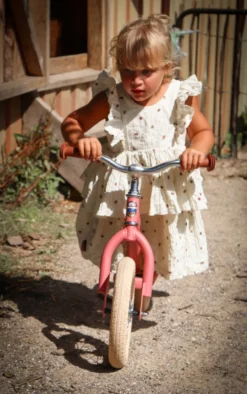 Tribike Springcykel 2 Hjul - Vintage Rose
