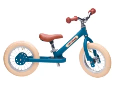 Tribike Springcykel 2 Hjul - Vintage Blå