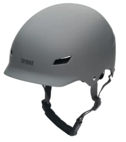 Trybike Cykelhjälm Med Retrolook - Antracitgrå S/M
