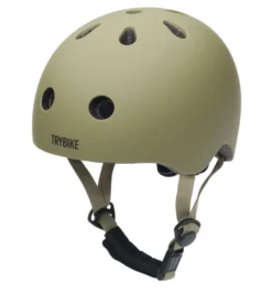 Trybike Cykelhjälm Med Retrolook – Vintage Grön XS