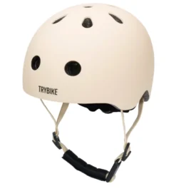 Trybike Cykelhjälm Med Retrolook – Creme XS