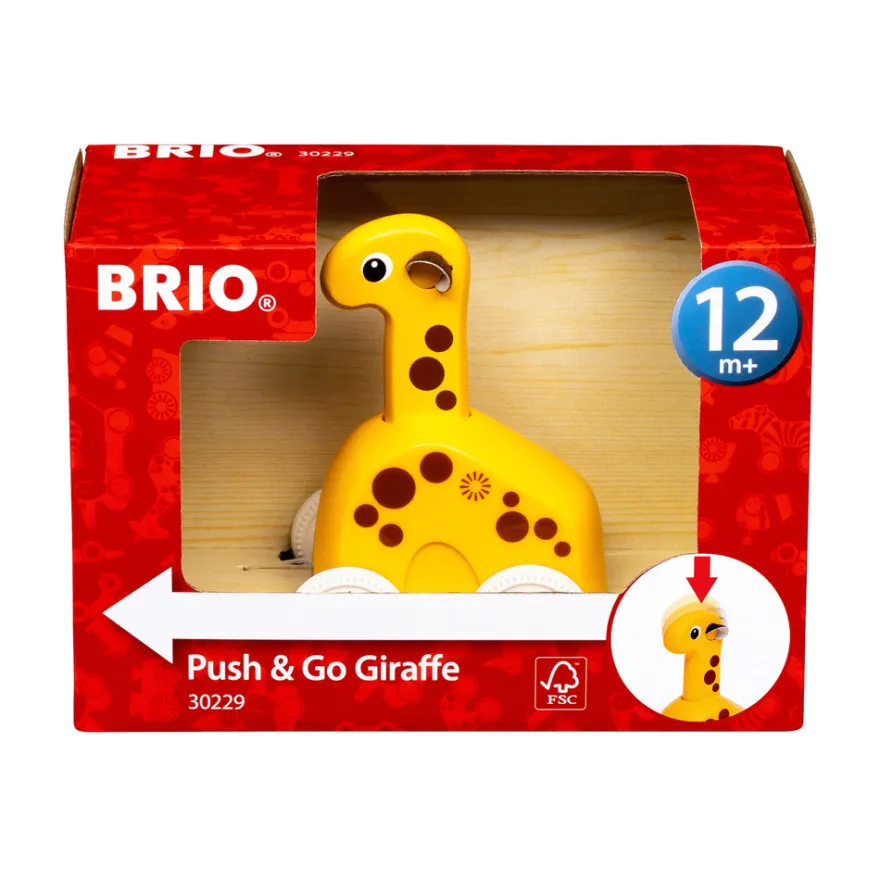 30229 Tryck och gå giraff
