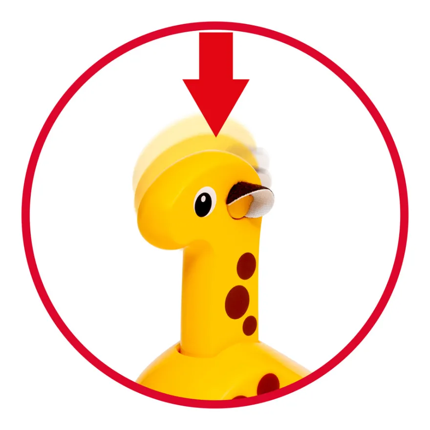 30229 Tryck och gå giraff
