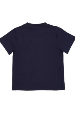 T-shirt m. print - NAVY