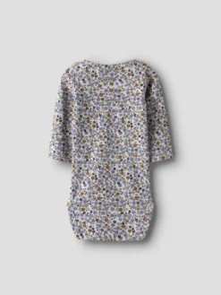 Tuline Långärmad Body - Lilac marble