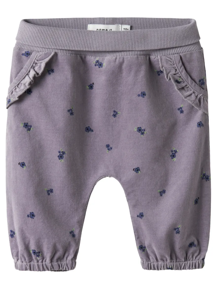 Tullia Cord Byxor - Lavender gray