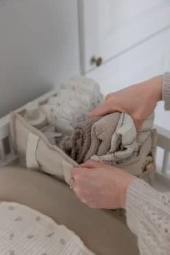 Tusle Förvaringskorg med/handtag, morning beige
