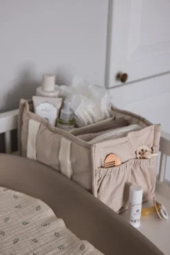 Tusle Förvaringskorg med/handtag, morning beige