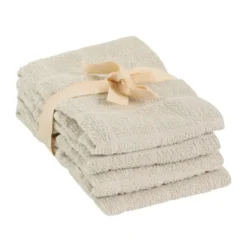 Tvättlapp (4-pack) - Beige