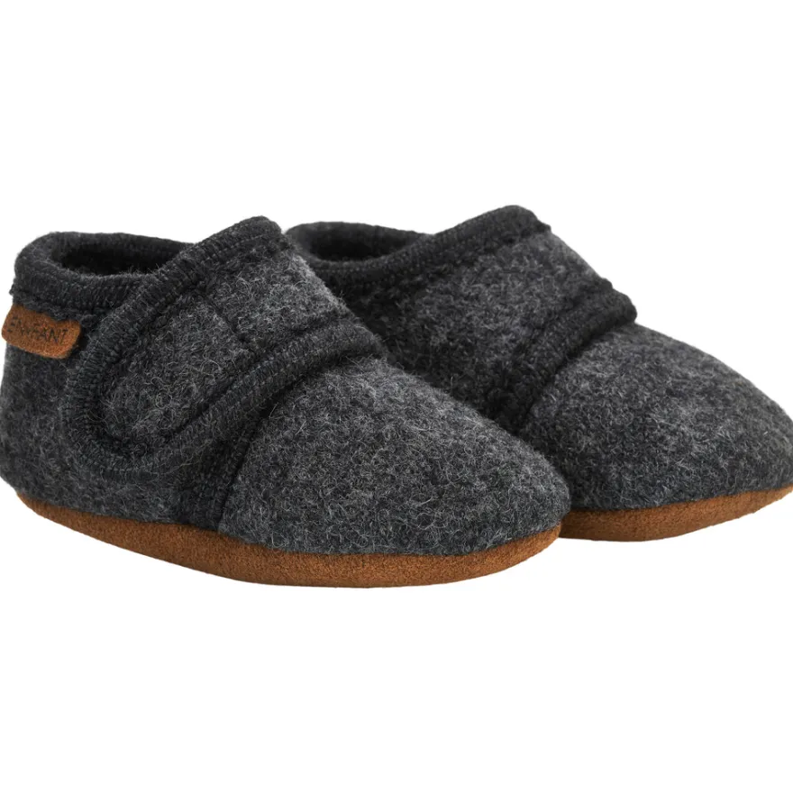 Ulltofflor - Dark Grey Melange