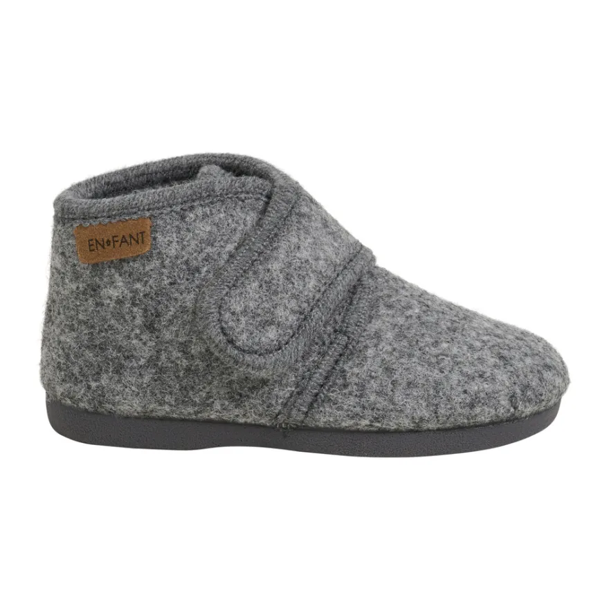 Ulltofflor - Dark Grey Melange