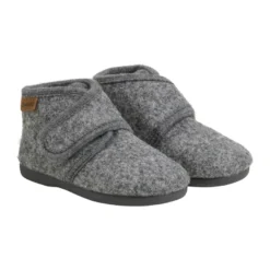 Ulltofflor - Dark Grey Melange