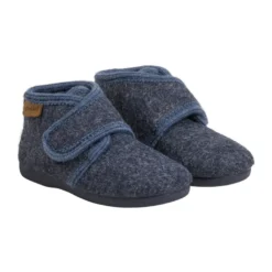 Ulltofflor - Navy Melange