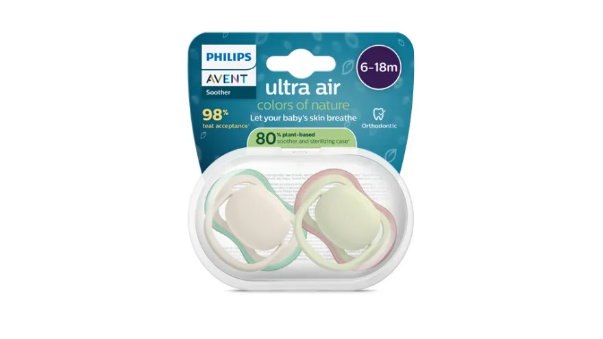 Ultra Air napp, 6–18 m, ljusbeige/ljusgrön