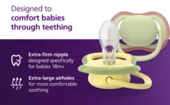 Ultra Air napp, natt, 0–6 m, ljusblå/ljusgrön