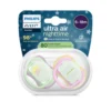 Ultra Air napp, natt, 6–18 m, rosa/ljusgrön