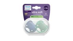 Ultra Soft napp, 6–18 m, grå/grön