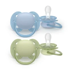 Ultra Soft napp, 0–6 m, grön/blå