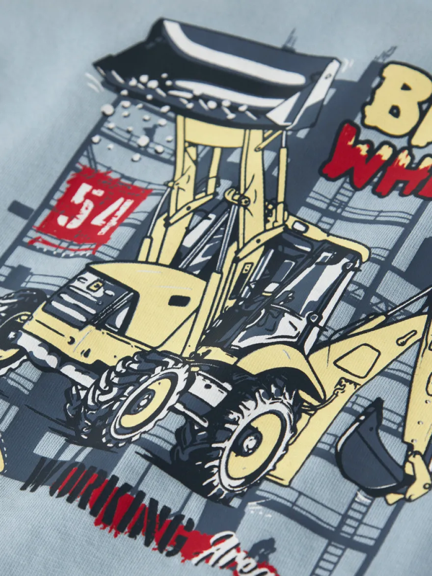Vagno T-Shirt - Blue Fog