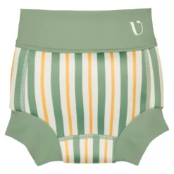 Vanilla Copenhagen Badblöja Neopren - Striped - Fern