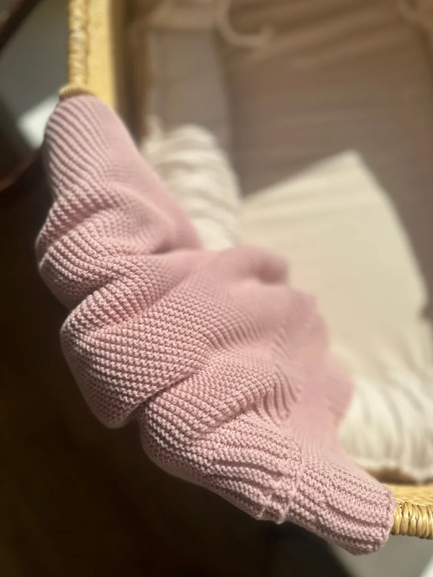 Vanilla Copenhagen Filt - Misty Rose - Økologisk
