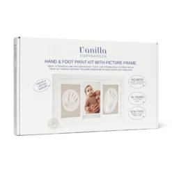 Vanilla Copenhagen Hand- och fotavtryck med Ram Stor - Vit