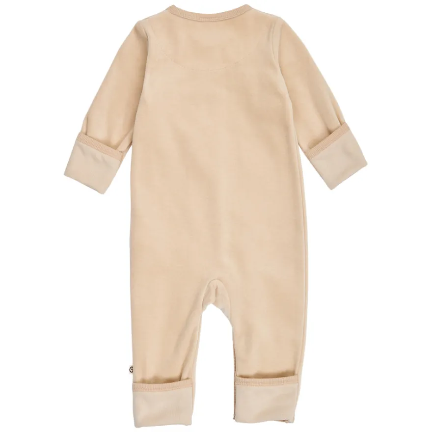 Velour Jumpsuit - Oat