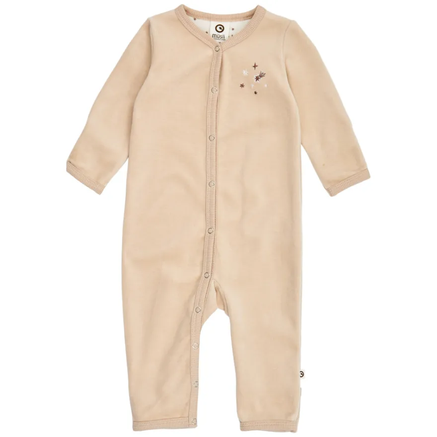 Velour Jumpsuit - Oat