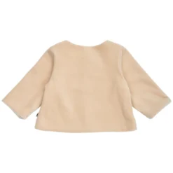 Velour Vändbar Jacka - Oat