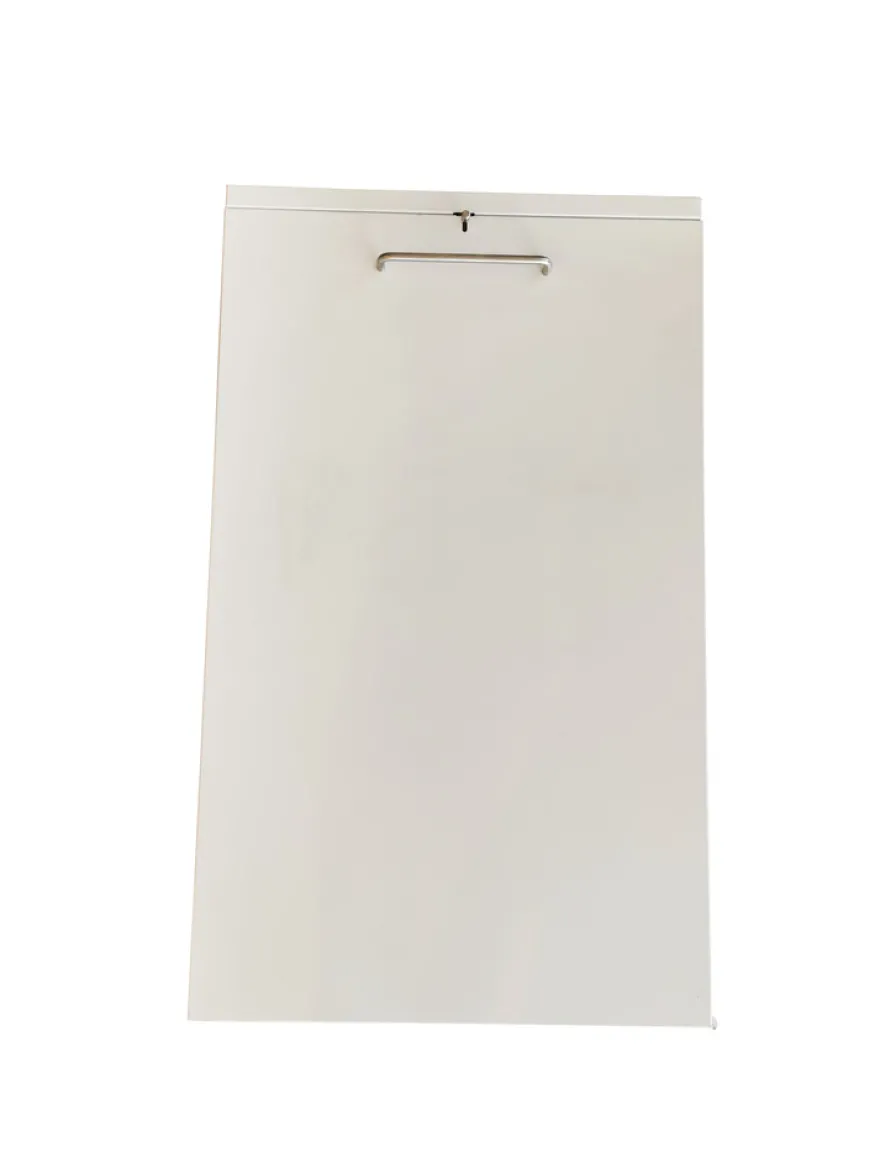 Vägghängt skötbord - Vit