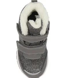 Viking Equip Glitter Warm WP 2V Vinterkängor - Charcoal/Dusty Pink