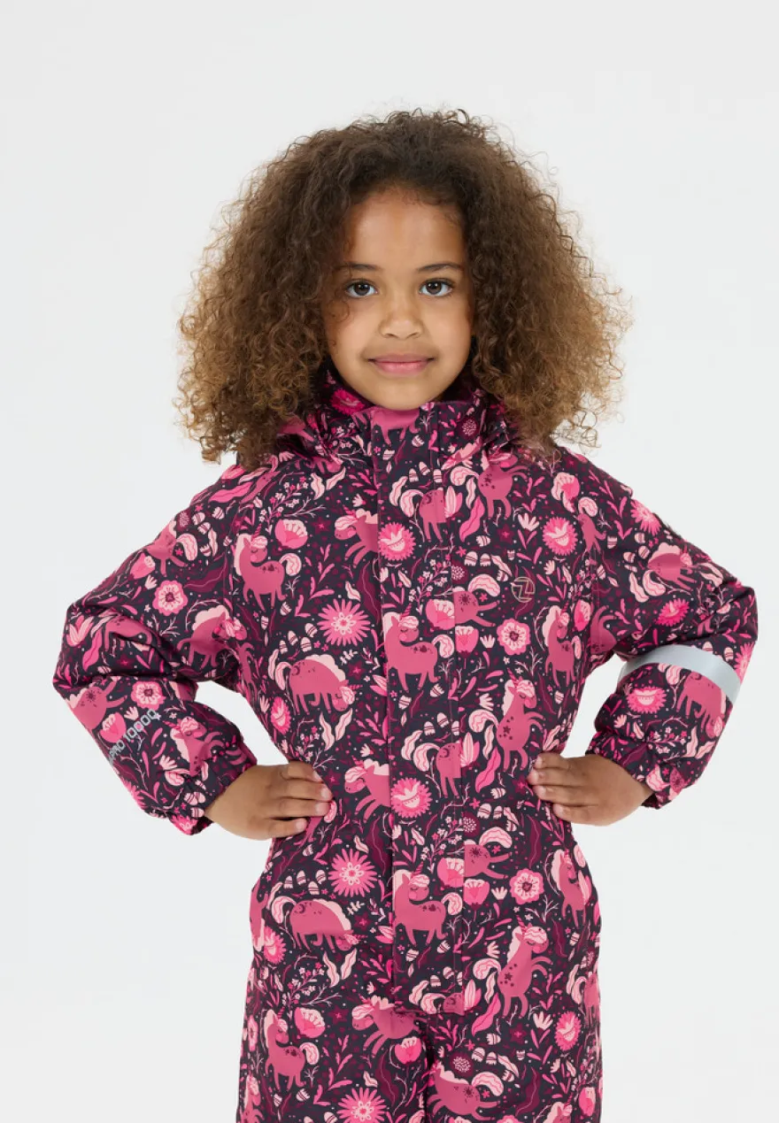 Vinteroverall Tower Printet W-PRO 10000 - Red Violet