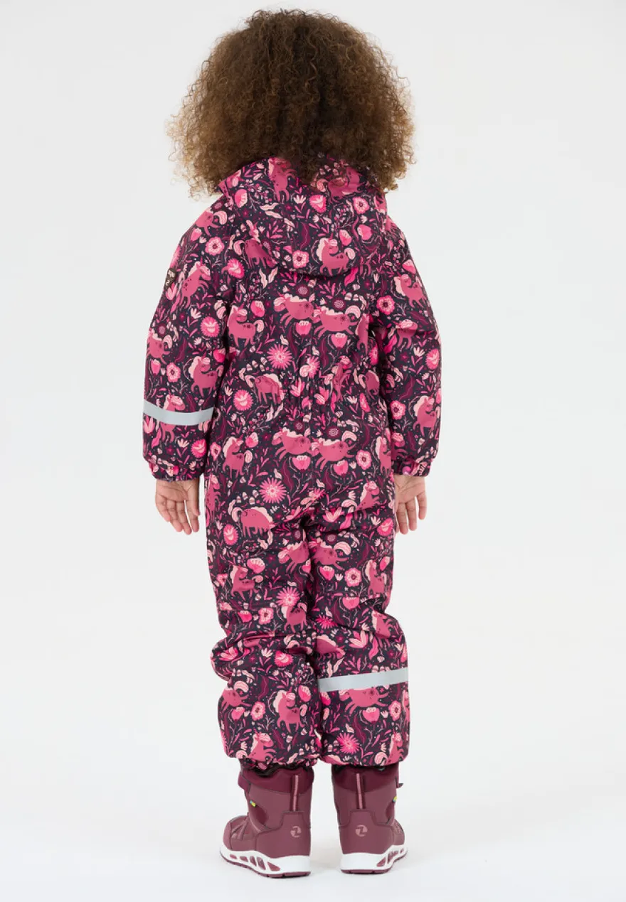 Vinteroverall Tower Printet W-PRO 10000 - Red Violet