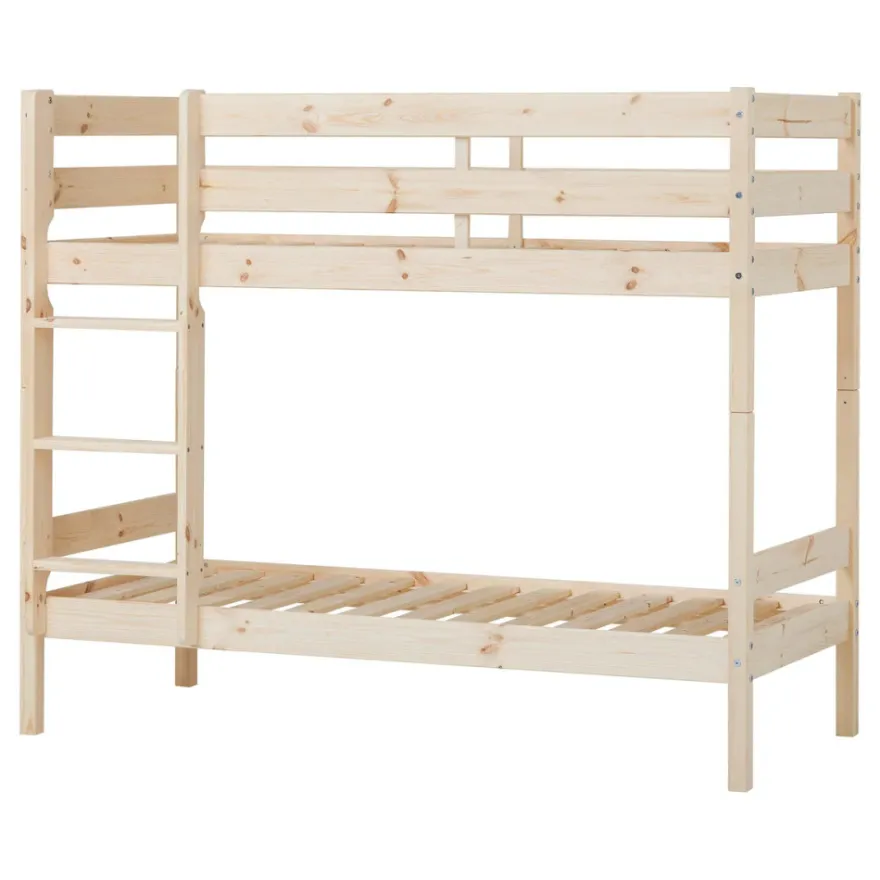 Våningssäng inkl. botten, Eco Comfort 70x160 cm – Natur