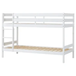 Våningssäng inkl. botten, Eco Comfort 90x200 cm – Vit