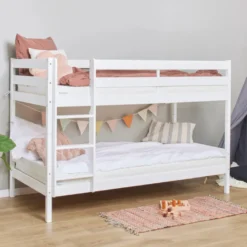 Våningssäng inkl. botten, Eco Comfort 90x200 cm – Vit