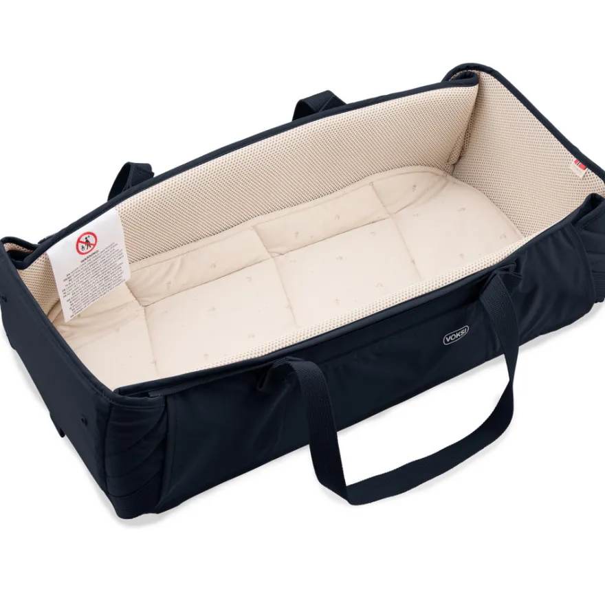 Voksi® Carry Me Babynest - Black Leaf