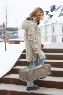 Voksi® Carry Me Babynest - Walnut Leaf