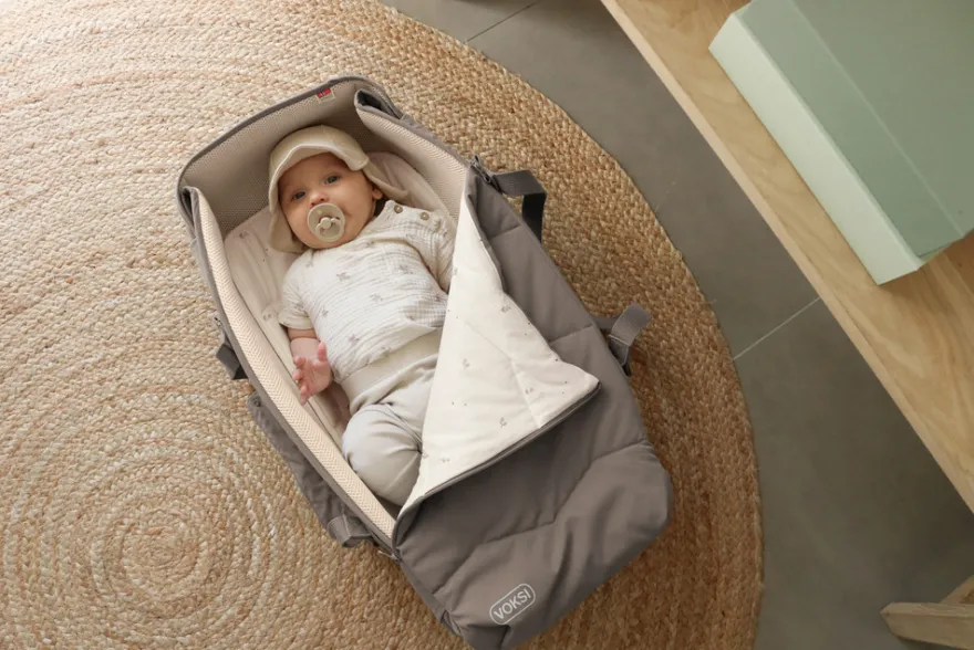 Voksi® Carry Me Babynest - Walnut Leaf