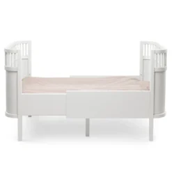 Växasäng 2 i 1 Baby & Juniorsäng - Classic White