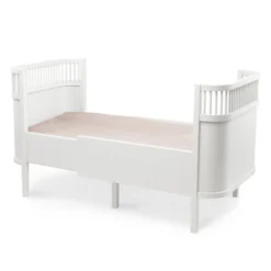 Växasäng 2 i 1 Baby & Juniorsäng - Classic White