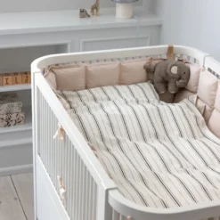 Växasäng 2 i 1 Baby & Juniorsäng - Classic White