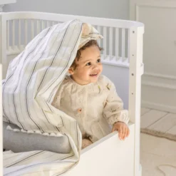 Växasäng 2 i 1 Baby & Juniorsäng - Classic White