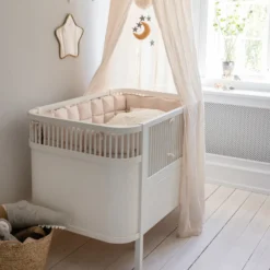 Växasäng 2 i 1 Baby & Juniorsäng - Classic White