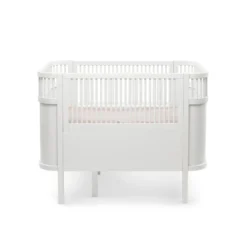 Växasäng 2 i 1 Baby & Juniorsäng - Classic White
