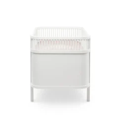 Växasäng 2 i 1 Baby & Juniorsäng - Classic White